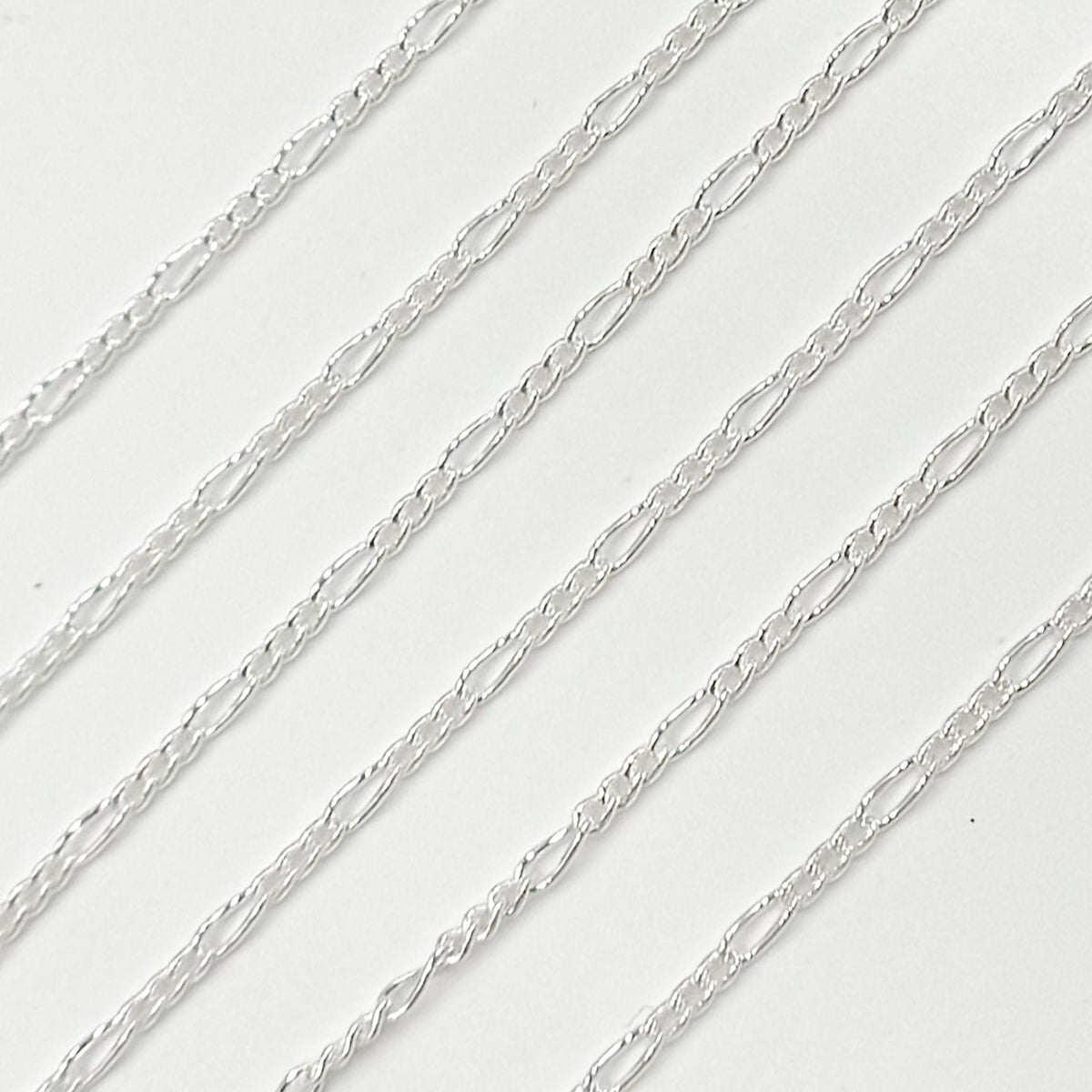 2031CSS. Sterling Silver Figaro Chain