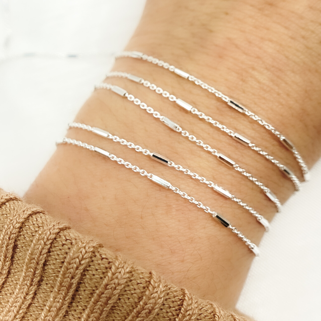 Z9SS. Sterling Silver Satellite Chain