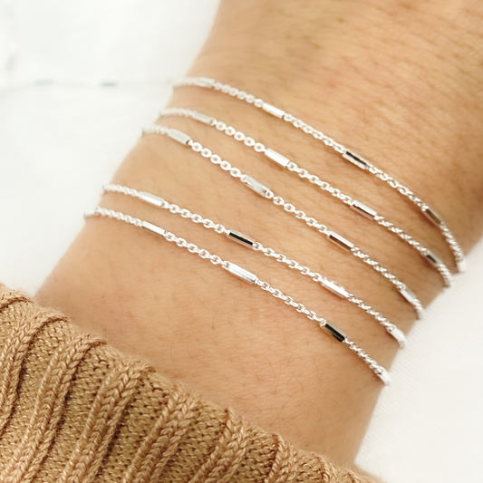 Z9SS. Sterling Silver Satellite Chain
