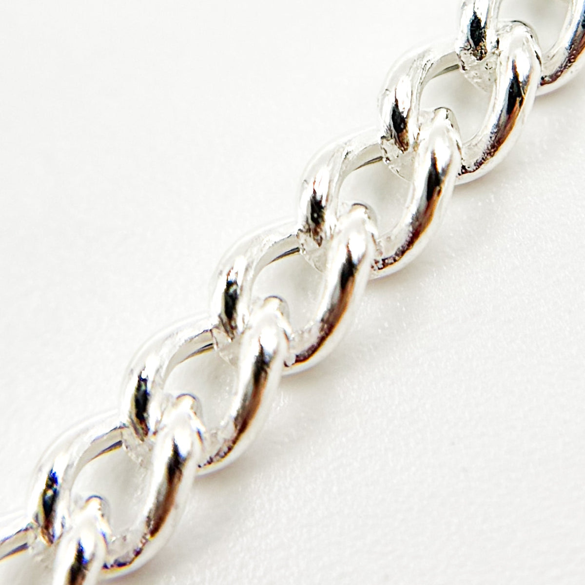 Y1SS. Sterling Silver Curb Link Chain