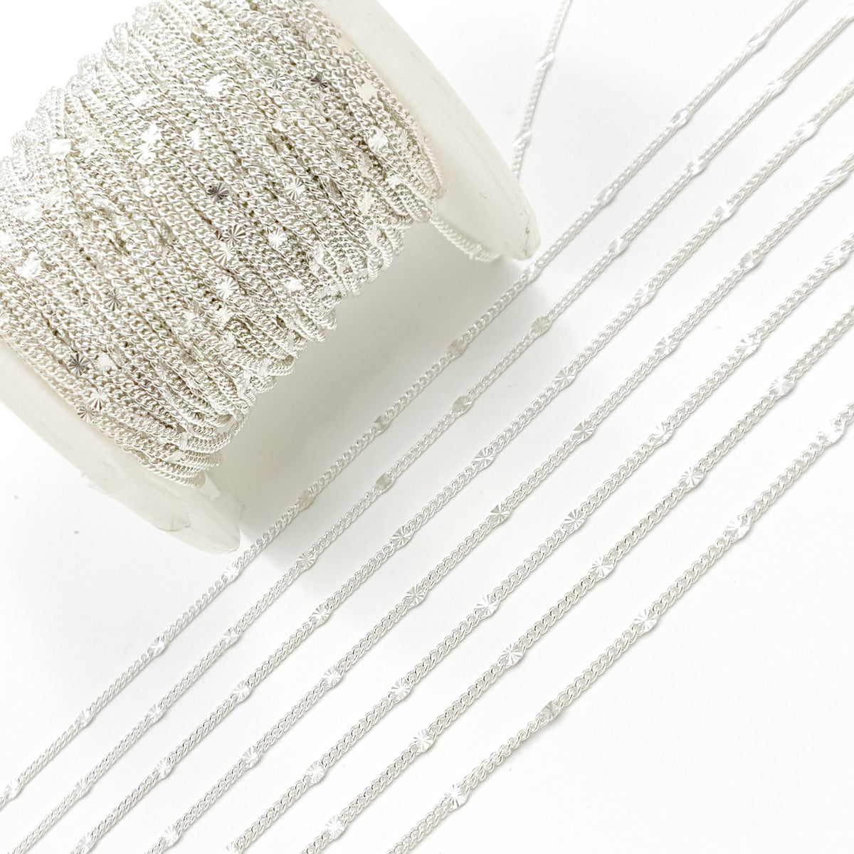 Y118SS. Sterling Silver Curb Chain with Marina Link