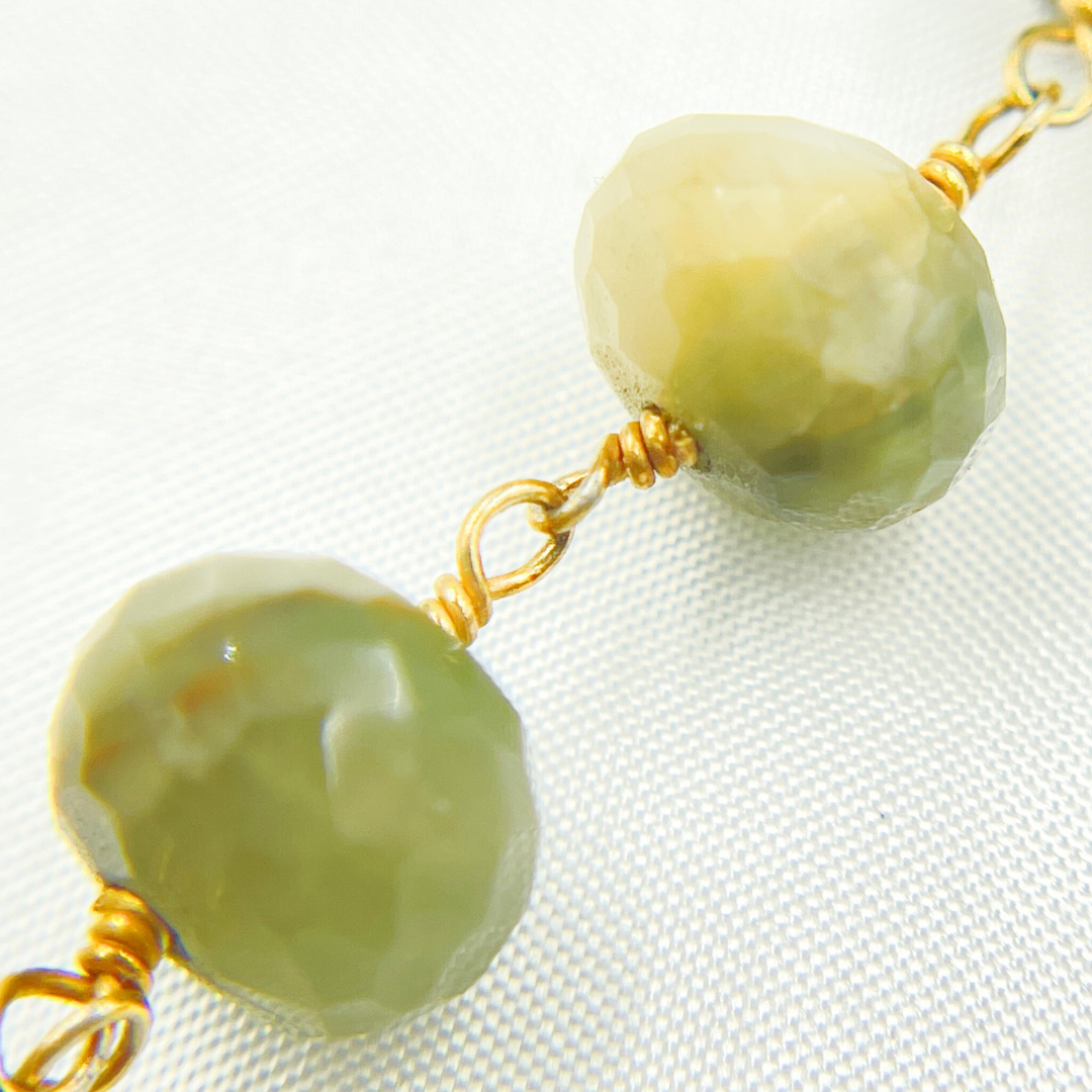 Cats Eye Gold Plated Wire Chain. CAT5