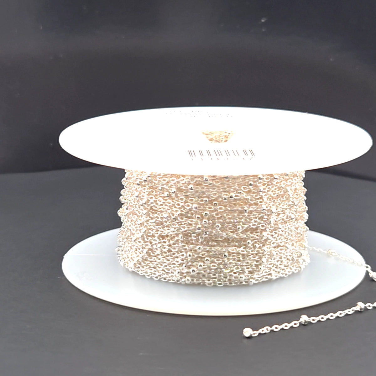 1104SS. Sterling Silver Satellite Chain