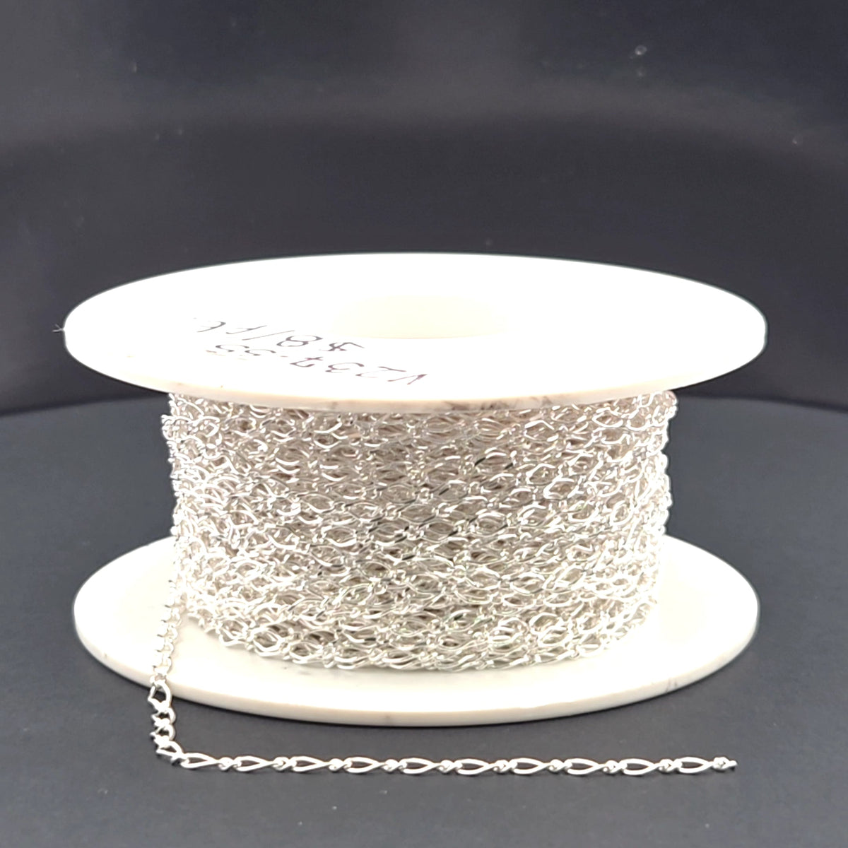 V237SS. Sterling Silver Long and Short Link Chain
