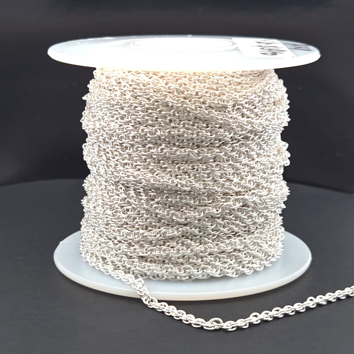 Y120SS. Sterling Silver Rope Link Chain.