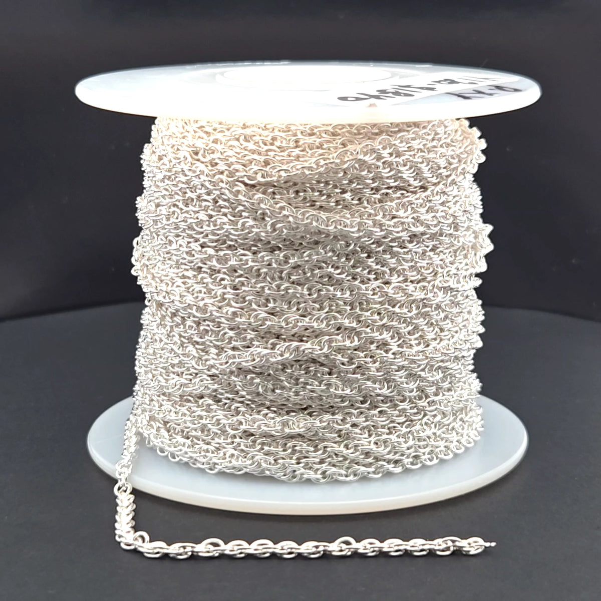 Y120SS. Sterling Silver Rope Link Chain.