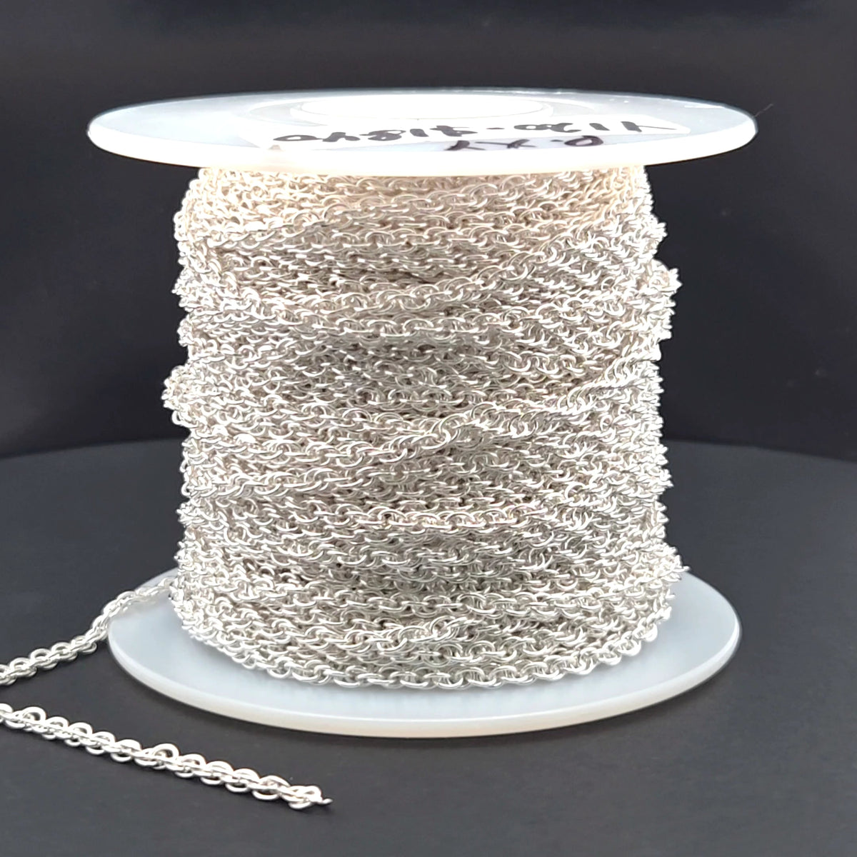 Y120SS. Sterling Silver Rope Link Chain.