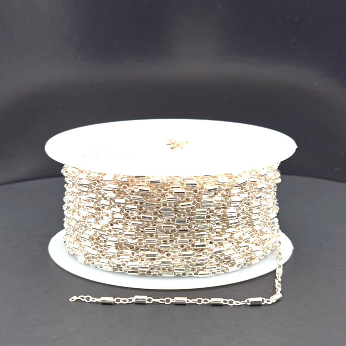 1121SS. Sterling Silver Satellite Bar Link Chain