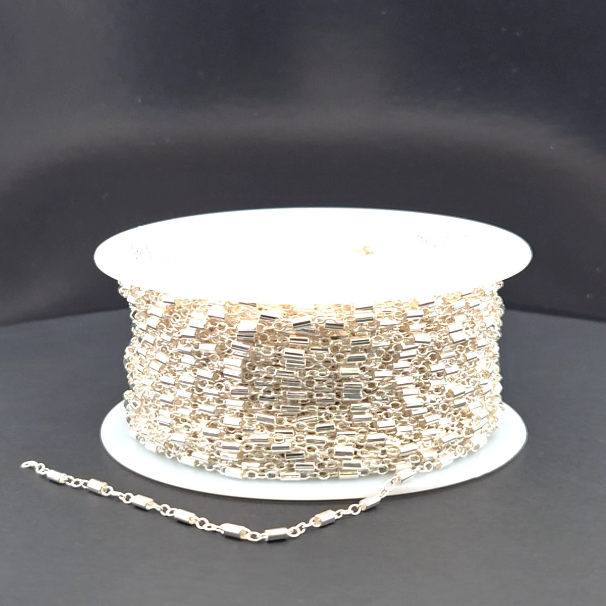 1121SS. Sterling Silver Satellite Bar Link Chain