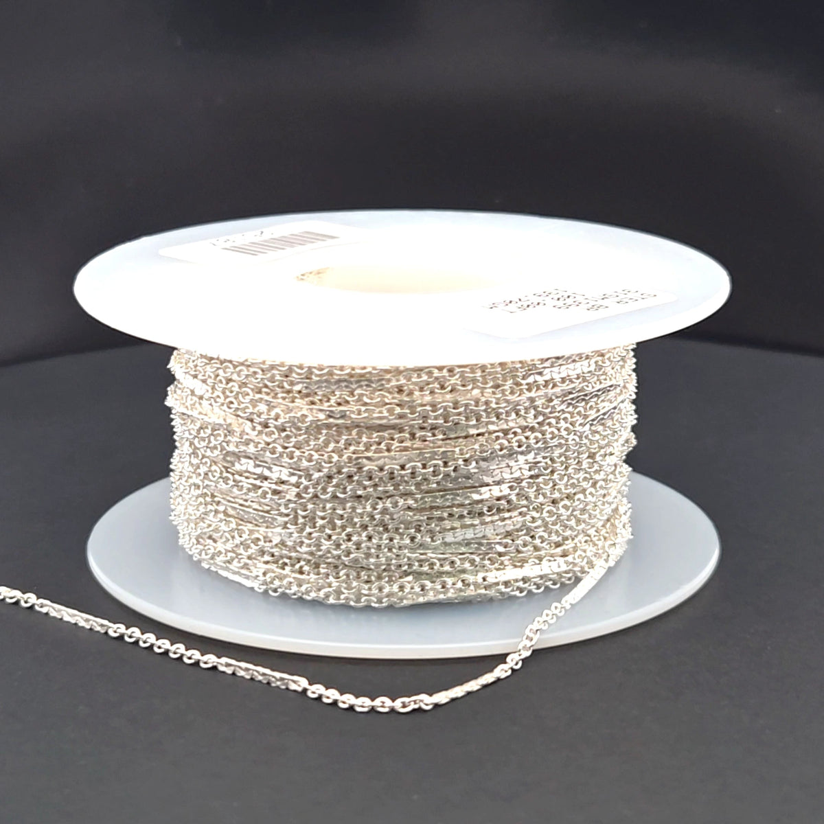 1399SS. 925 Sterling Silver Cable Bar Chain
