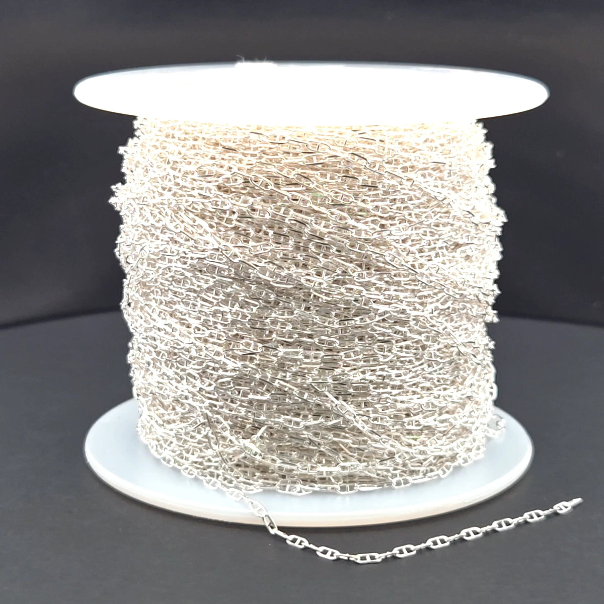 Y64SS. Sterling Silver Diamond Cut Marina Chain