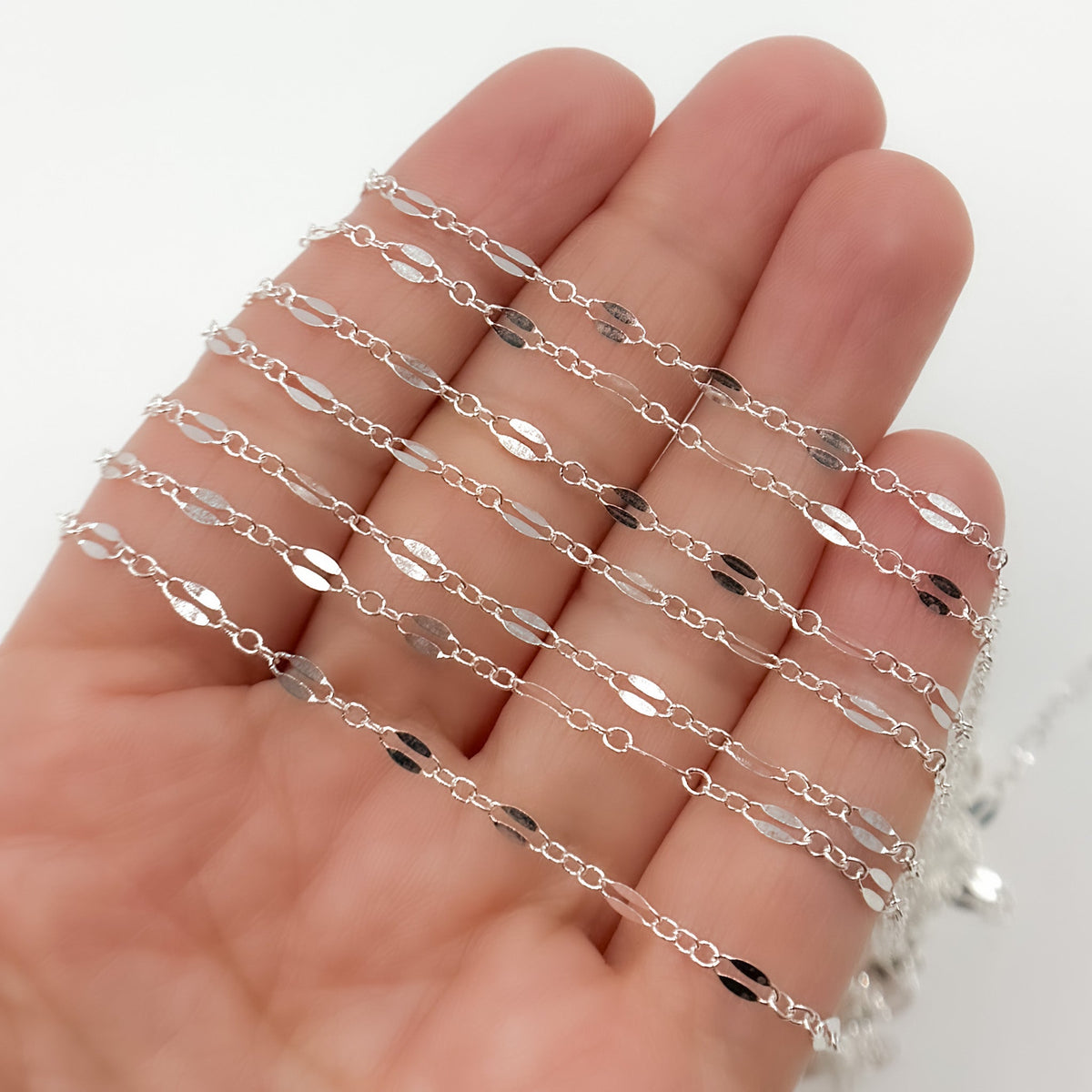 1175SS. Sterling Silver Marina Chain
