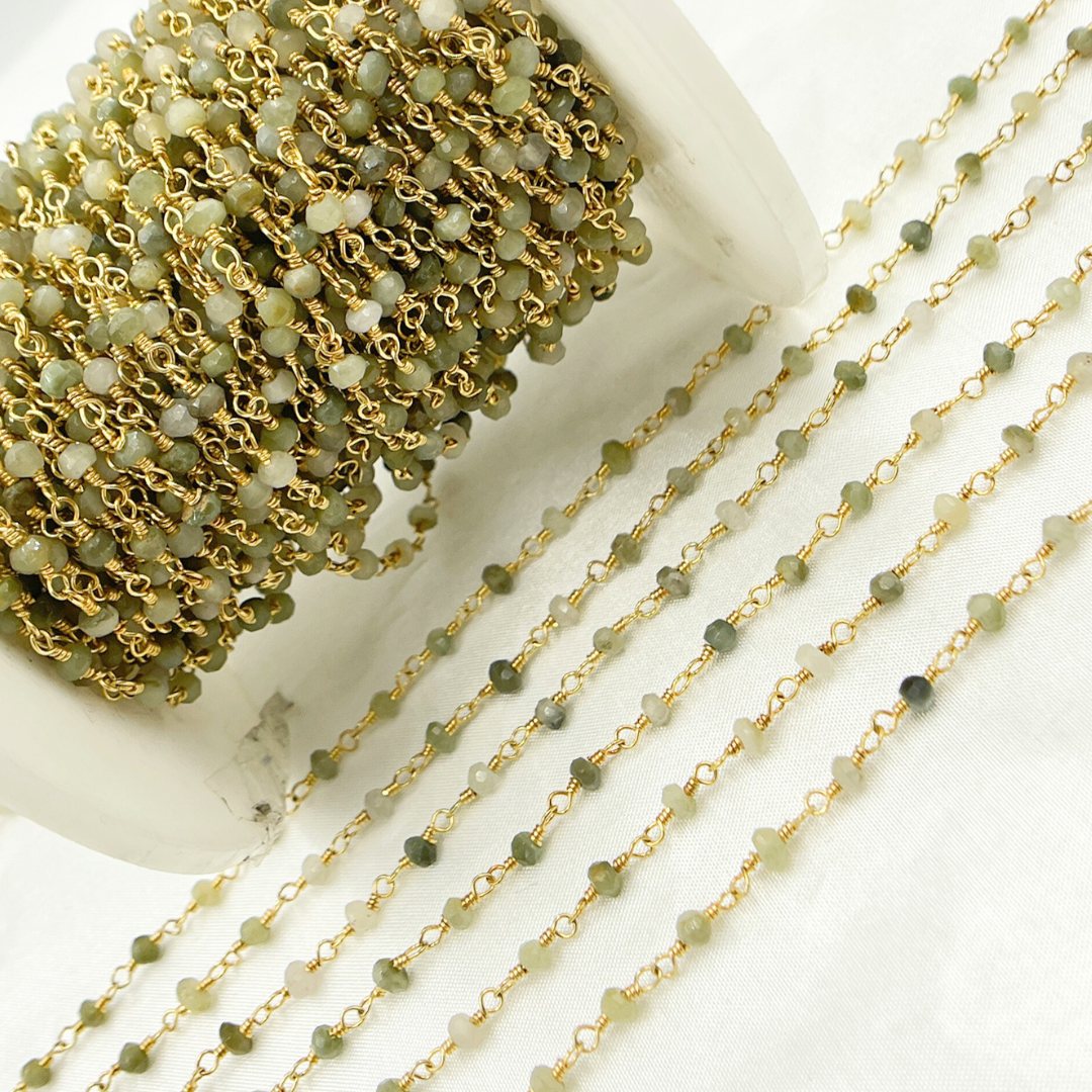 Cats Eye Wire Wrap Chain. CAT2