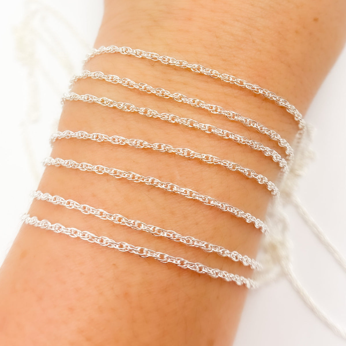 013RSS. Sterling Silver Rope Chain