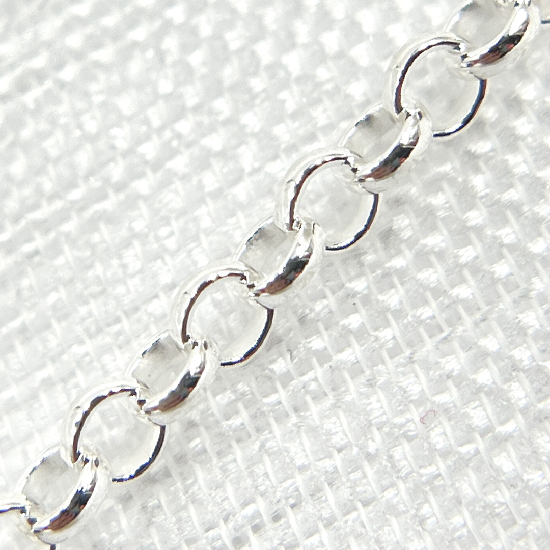 V107SS. Sterling Silver Rolo Chain
