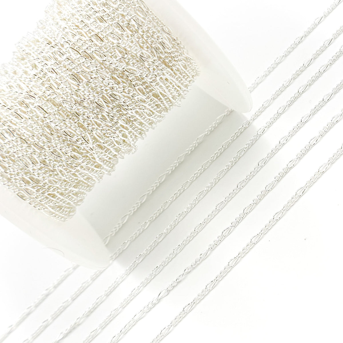 2031CSS. Sterling Silver Figaro Chain